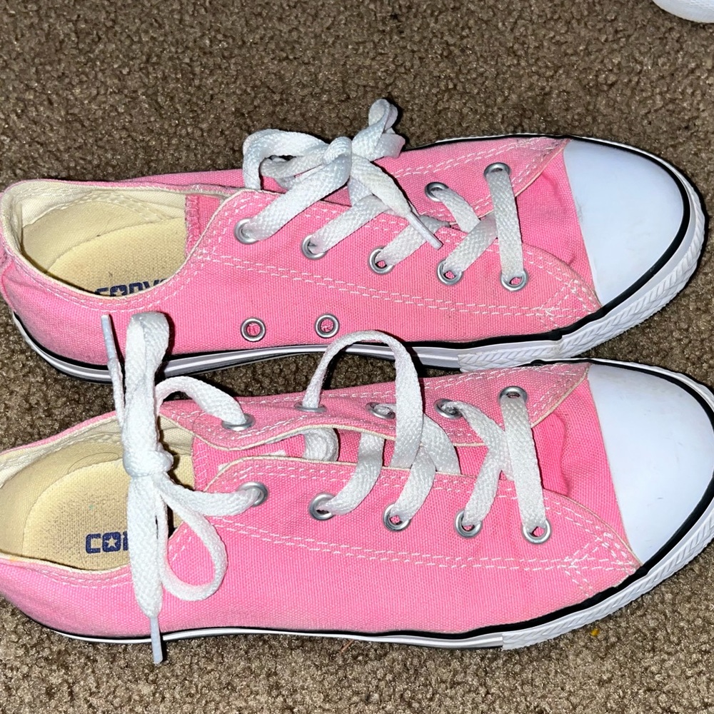 Kids Girls Converse Little Kind Pink Chuck Taylors Size 3